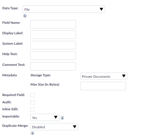 Add File Field in Studio