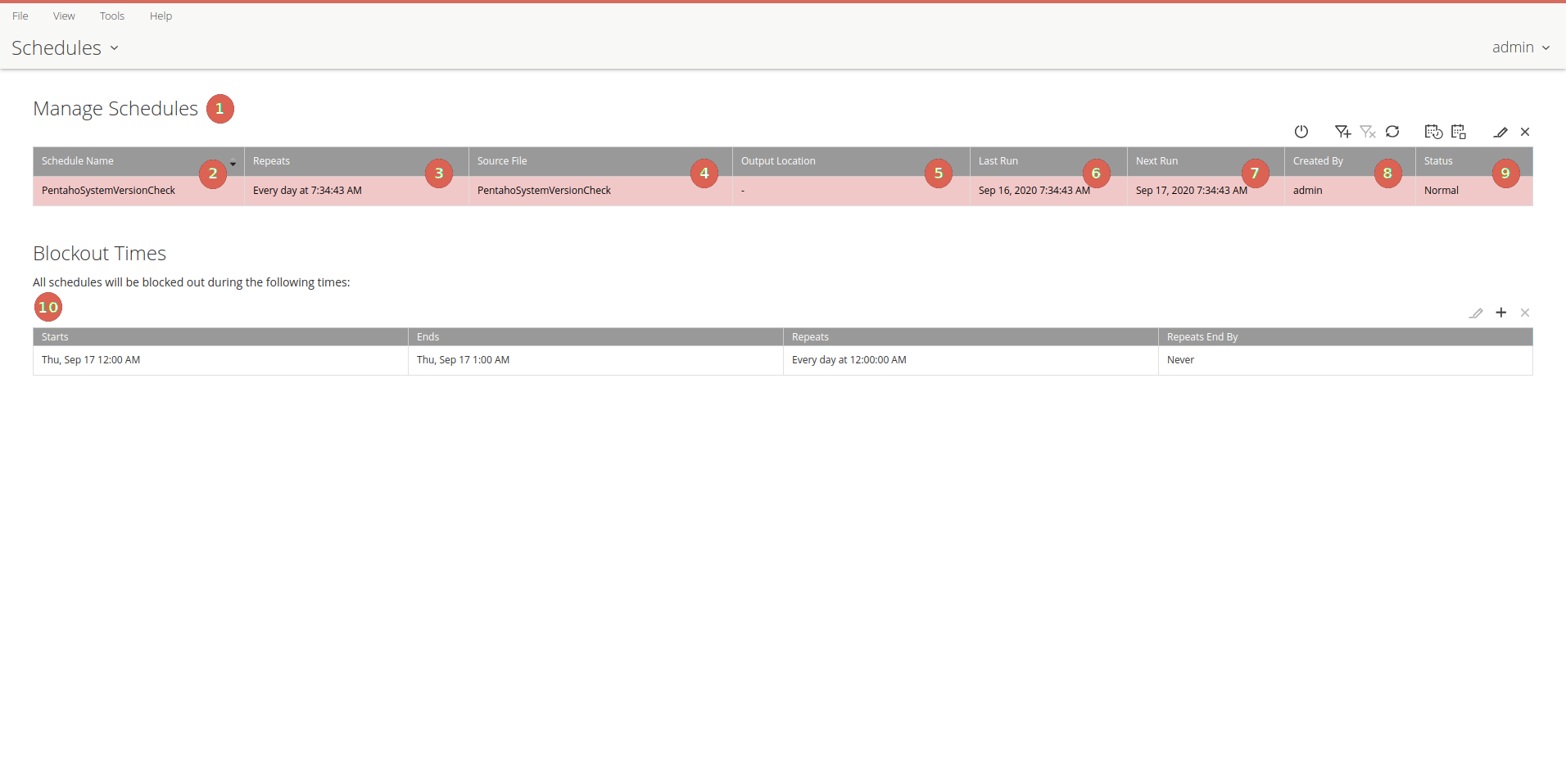 Schedules IMAGE5